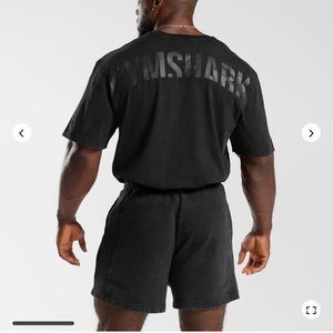 Gymshark T-Shirt Size Large Black New